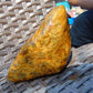 232 gram Polished Indonesia Yellow Aromatic Amber for Healing AY26M115