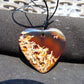 12 gr Heart Pendant Indonesian  Amber for Healing 25A224