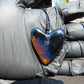 8 gr 36X30X9 mm  Pendant Indonesian  Blue Amber for Healing PBN691