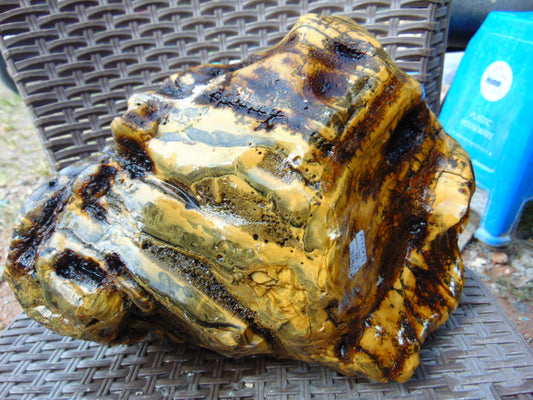 5180 gram Polished Indonesia Yellow Aromatic Amber for Healing AY26M175