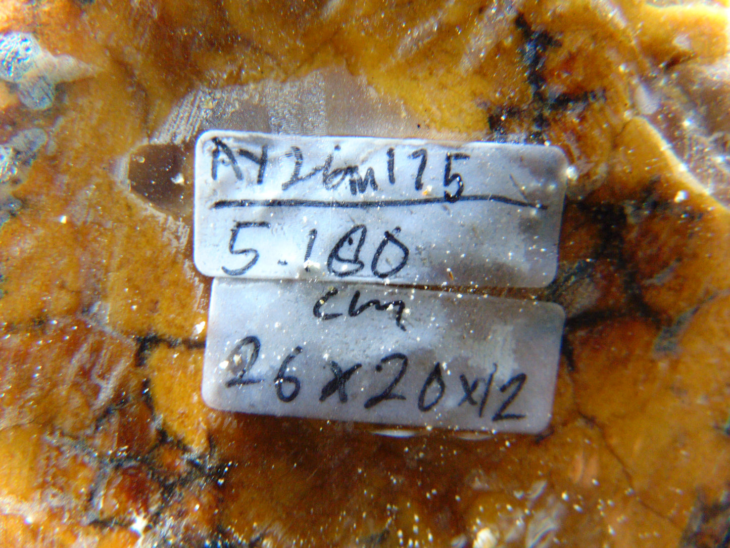 5180 gram Polished Indonesia Yellow Aromatic Amber for Healing AY26M175