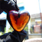 9 gr Heart Pendant Indonesian Blue Amber for Healing 25A345