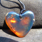 12 gr 42X42X11 mm  Pendant Indonesian  Blue Amber for Healing A1K109