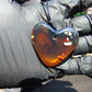 12 gr 42X42X11 mm  Pendant Indonesian  Blue Amber for Healing A1K109