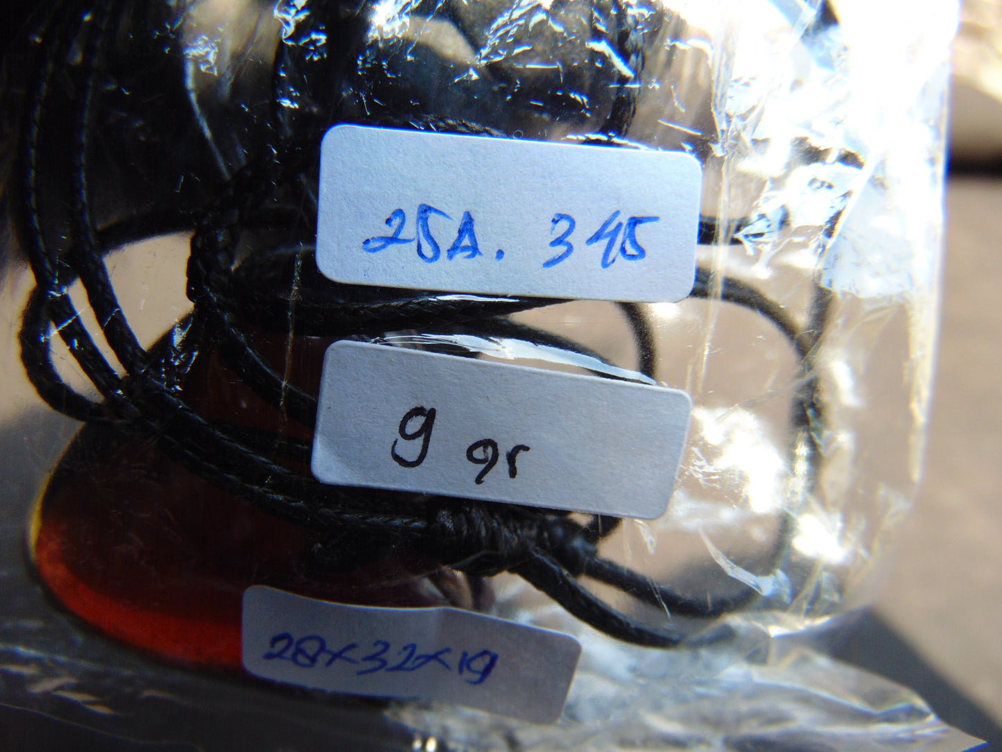 9 gr Heart Pendant Indonesian Blue Amber for Healing 25A345