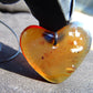 12 gr 42X42X11 mm  Pendant Indonesian  Blue Amber for Healing A1K109