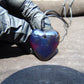 10 gr Heart Pendant Indonesian Black Blue Amber for Healing 25A341