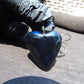 16 gr Heart Pendant Indonesian black Amber for Healing 25A338