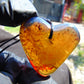 10 gr 41X39X12 mm  Pendant Indonesian  Blue Amber for Healing AK187
