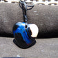 9 gr Heart Pendant Indonesian Blue Amber for Healing 25A351