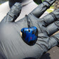 9 gr Heart Pendant Indonesian Blue Amber for Healing 25A351