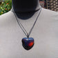 11 gr Heart Pendant Indonesian Blue Amber for Healing 25A354