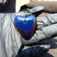 10 gr Heart Pendant Indonesian Blue Amber for Healing 25A346