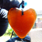 10 gr Heart Pendant Indonesian Amber for Healing 25A265