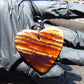 8 gr Heart Pendant Indonesian Amber for Healing 25A229