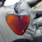 8 gr Heart Pendant Indonesian Amber for Healing 25A252