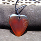 5 gr Heart Pendant Indonesian Red  Amber for Healing 25A273