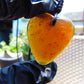 5 gr Heart Pendant Indonesian Red  Amber for Healing 25A273