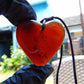 12 gr Heart Pendant Indonesian Inclusion Amber for Healing 25A249