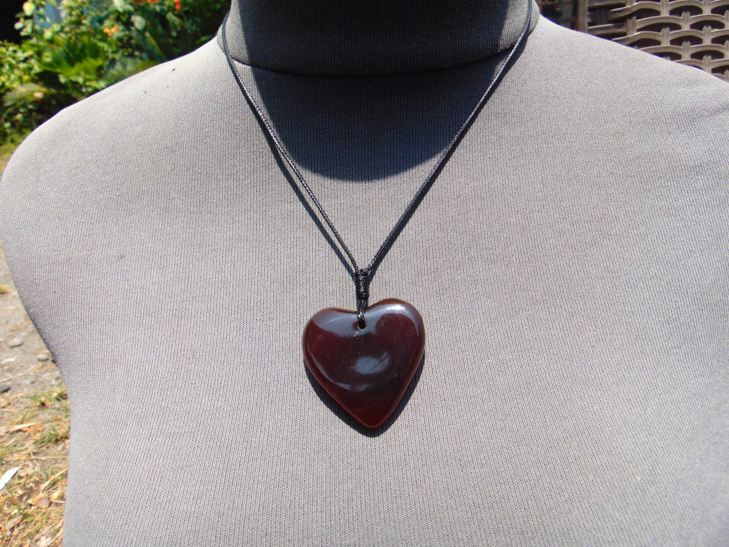 12 gr Heart Pendant Indonesian Inclusion Amber for Healing 25A249