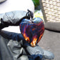12 gr 36X41X14 mm  Pendant Indonesian  Blue Amber for Healing 25Y29