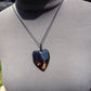 12 gr 36X41X14 mm  Pendant Indonesian  Blue Amber for Healing 25Y29