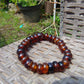 19 gram Small Beads Bracelet Indonesian mix Blue Amber for Healing A34G211