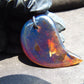 26 gr 65x44x16 mm Pendant Indonesian Sky Blue Amber for Healing 25Y31