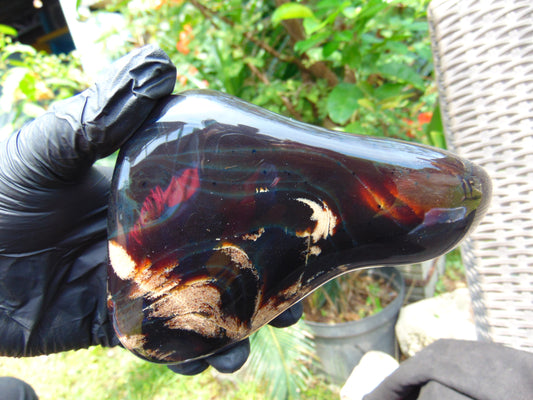 386 gr Full Polished Indonesian Amber for Healing ML82