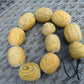 254 gram Small Beads Combination Necklace Indonesian Yellow Fragrance Amber for Healing FNC1