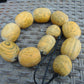 254 gram Small Beads Combination Necklace Indonesian Yellow Fragrance Amber for Healing FNC1