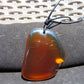 25 gr Pendant Indonesian Yellow Honey Amber for Healing PE2