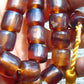 92 gr Komboloi Tasbih Rosary 33+2 Beads 14x14 mm Indonesian Yellow Blue Amber for Healing 26TTS5