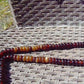 74 gram 108 Rosary Mala Buddha for Yoga and Meditation Indonesian Dark Red Amber for Healing MI25