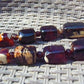 186 gram Small Beads Combination Necklace Indonesian white Blue Amber for Healing A13K186