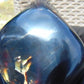 360 gr Blue Polished Indonesia Black Blue Amber for Healing ML115