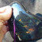 648 gram Full Polished 164x108x77 mm Indonesia Dark Blue Amber for Healing AJ1009