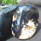 575 gr Full Polished 112x90x70 mm Mushroom Inclusion Indonesia Black Blue Amber for Healing ST5