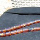 150 gr Komboloi Rosary 22+1 Beads 24x16 mm Indonesian Blue Amber for Healing 26COAR2