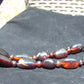 75 gram Small Beads Combination Necklace Indonesian Blue Red Amber for Healing A11K170
