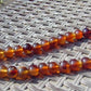 58 gr Tasbih Mesbah Rosary 35 Beads 14 mm Indonesian Yellow Blue Amber for Healing TB14i30