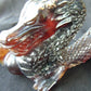 179 gram Dragon carving 3D 20x5.1x8 cm Indonesian Blue Purple Amber