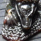 357 gram Dragon carving 7x3.5x3.1"  Indonesian Dark Green Amber