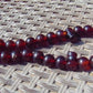 67 gram Tasbih Mesbah Rosary 36 Beads 14 mm Indonesian Cherry Red Amber for Healing TB13i13