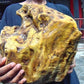 11555 gr Big Rough Polished Indonesia Aromatic Perfumed Yellow Amber for Healing ML103