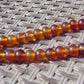 47 gr Hand Tasbih Mesbah Rosary 36 Beads 12 mm Indonesian Yellow Blue Amber for Healing TB13i17
