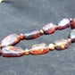 91 gram Small Beads Combination Necklace Indonesian Blue Amber for Healing A11K171