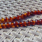 31 gr Hand Tasbih 36 Beads 10 mm Mesbah Rosary Indonesian Yellow Blue Amber for Healing FR12