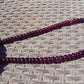 74 gram 108 Beads Rosary Mala Buddha for Yoga and Meditation Indonesian Dark Red Amber for Healing MR5