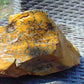 672 gram Polished Indonesia Yellow Aromatic Amber for Healing K57